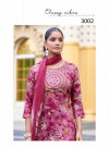 Suman Vol 1 By Mystic9 Heavy Rayon Printed With Foil & Rich Embroidery Work Top With Bottom Dupatta Wholesale Price In Surat